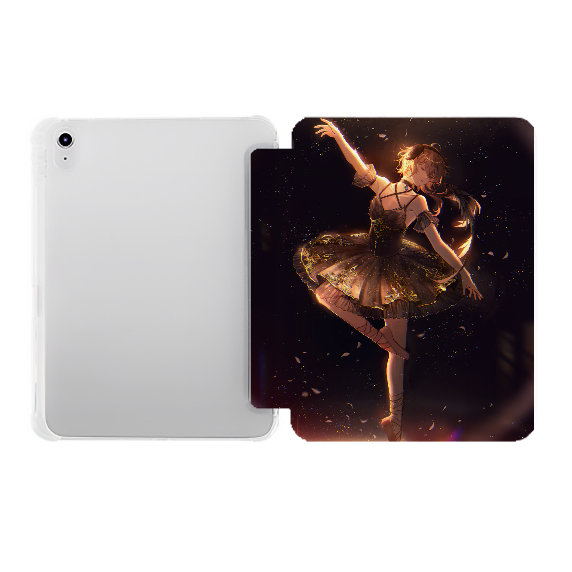（画像用） 文豪ストレイドッグス Bungo Stray Dogs IPad ケース ペン収納付き 三つ折りスタンド PUレザー×シリコン 対応機種9.5/10.5/10.9インチ